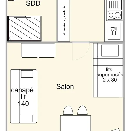 Confortable Aux Saisies Pour 4 Personnes Avec Balcon Et Cuisine Equipee - Fr-1-594-127 Apartment